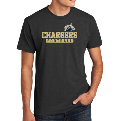 Adult Chargers Football 60/40 Tee 2 Thumbnail