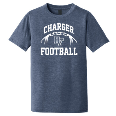 Youth Triblend Chargers Football Tee 3 Thumbnail
